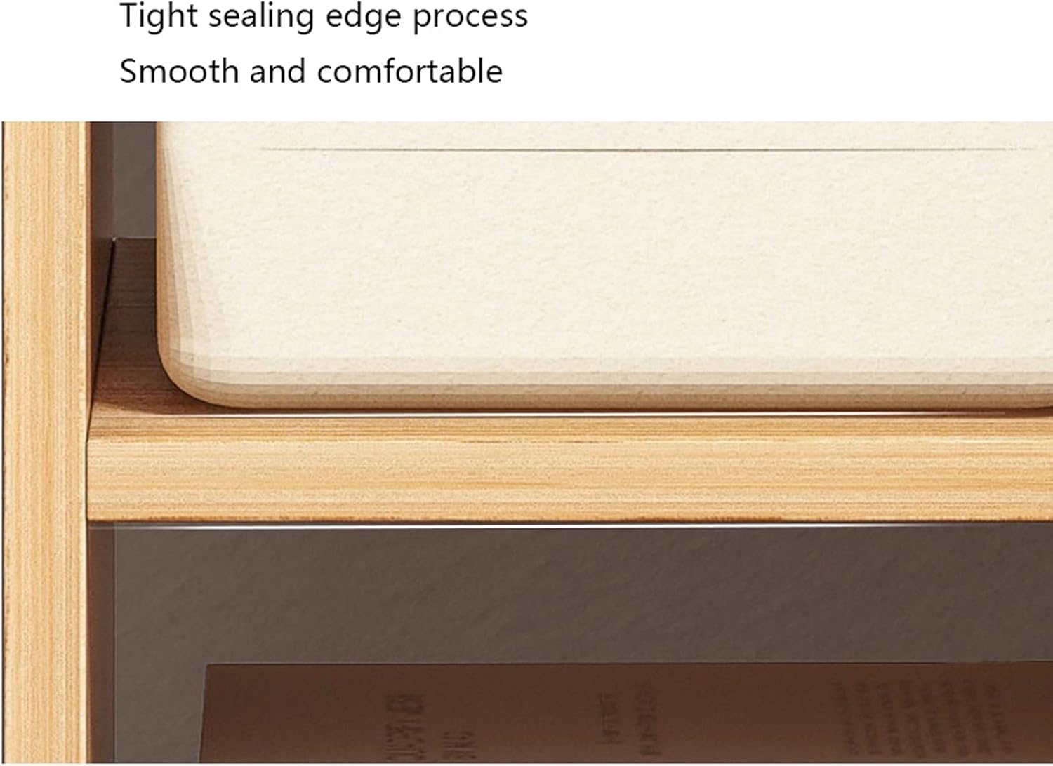 NERDOH Book Shelf Organizer Wood Book Cart Rolling Storage Organizer with Wheels Open Wood Shelving Unit for Home, Office Bookshelf (Color : A, Size : 2-Tier)