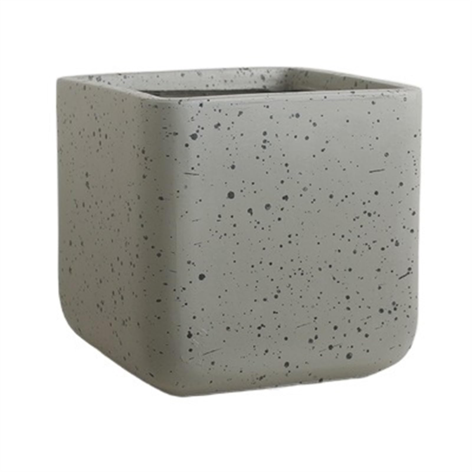 Plant Pots Square Rounded Corners Multi-Point Pattern Planters Large Floor Simple Solid Color Green Plants Floriculture Flower Pots Pots for Plants