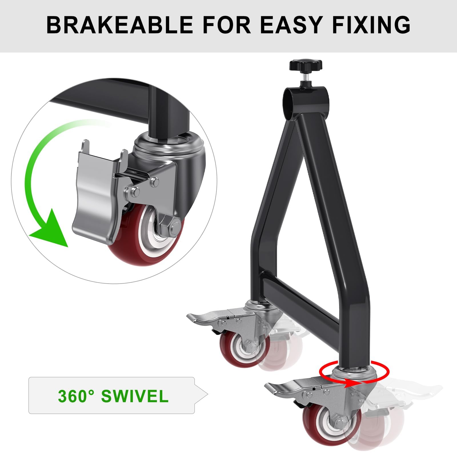 Insaga Portabicavo portatile con ruote, supporto per bobine di filo, contenitore per bobine di filo, dispenser per cavi, contenitore per avvolgicavo fino a 71 cm di diametro e può contenere fino a