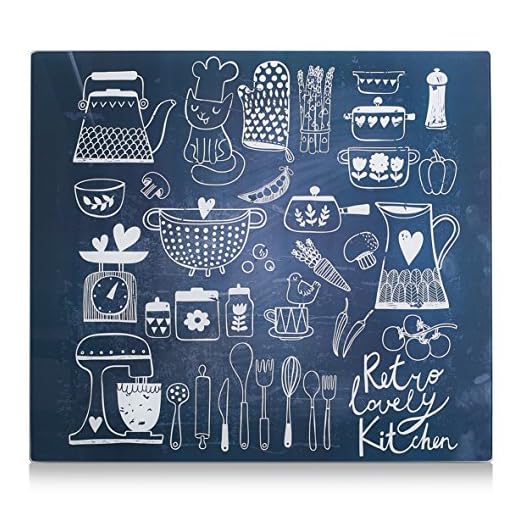 Zeller 26309 Placa de Panel de Cocina, Multicolor, 56x50x3 cm