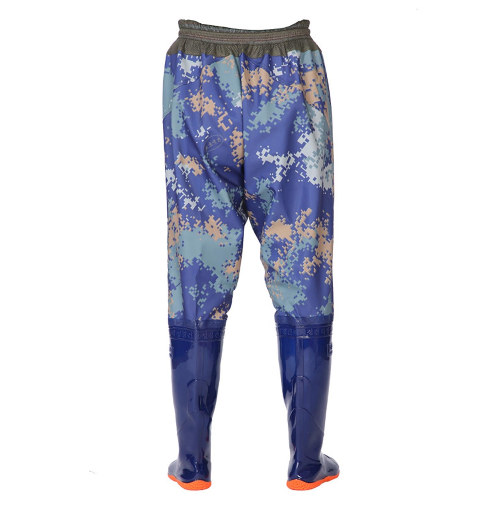 Wodoodporne wodery wędkarskie i myśliwskie - buty zakolanówki z PVC/nylonu z antypoślizgową podeszwą i elastycznym pasem biodrowym, wodery biodrowe dla mężczyzn i kobiet