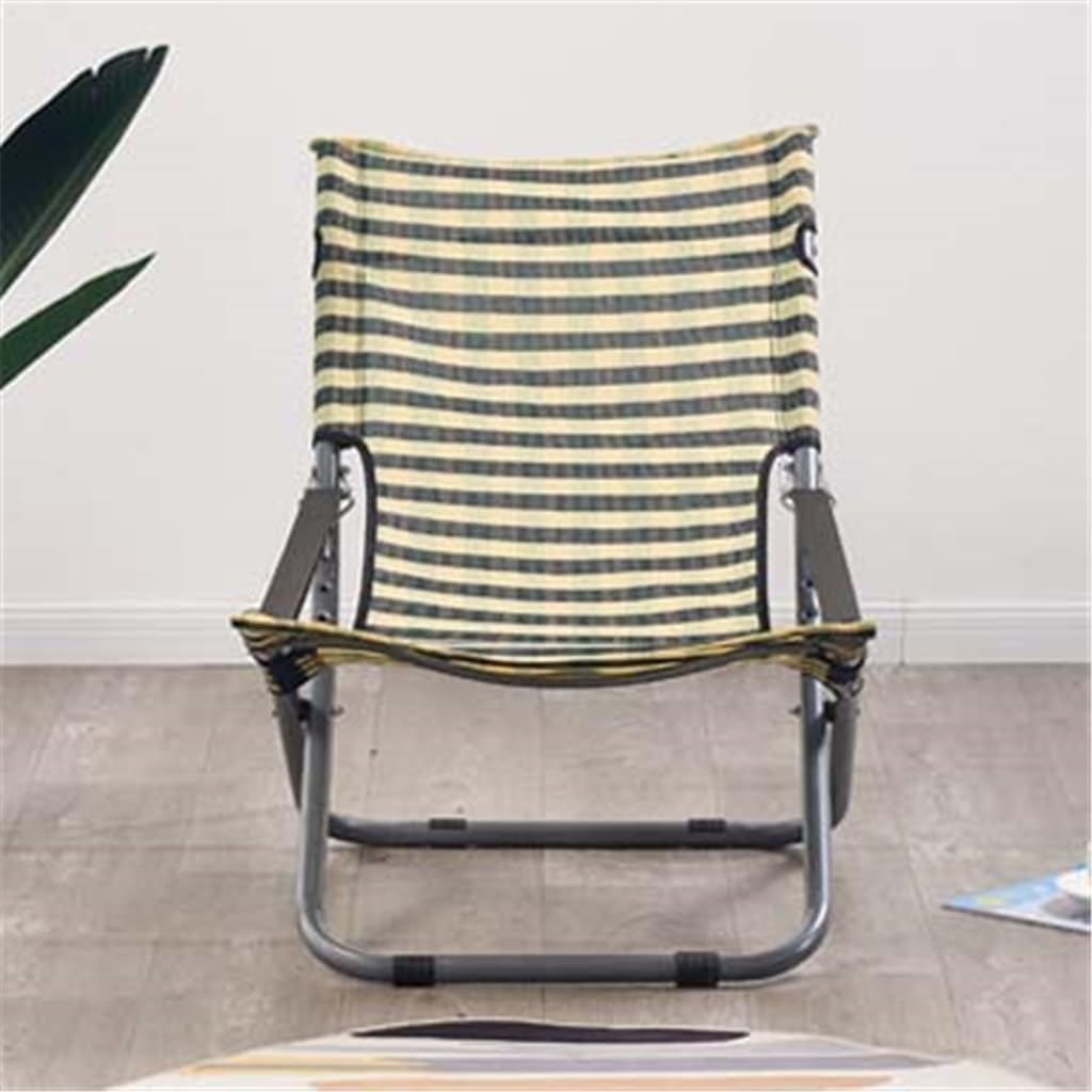Luncheon Recliner Home Folding Chair Outdoor Leisure Backrest Portable Nap Bed Single