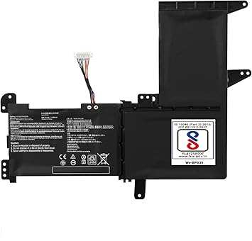 WeFly B31N1637 C31N1637 Laptop Battery Compatible for Asus VivoBook 15 S15 S510 S510U S510UA S510UN S510UF S510UQ S510UR X510 X510U X510UA X510UR X510UAR X510UF X510UQ X510QA F510 F510U F510UA F510UQ