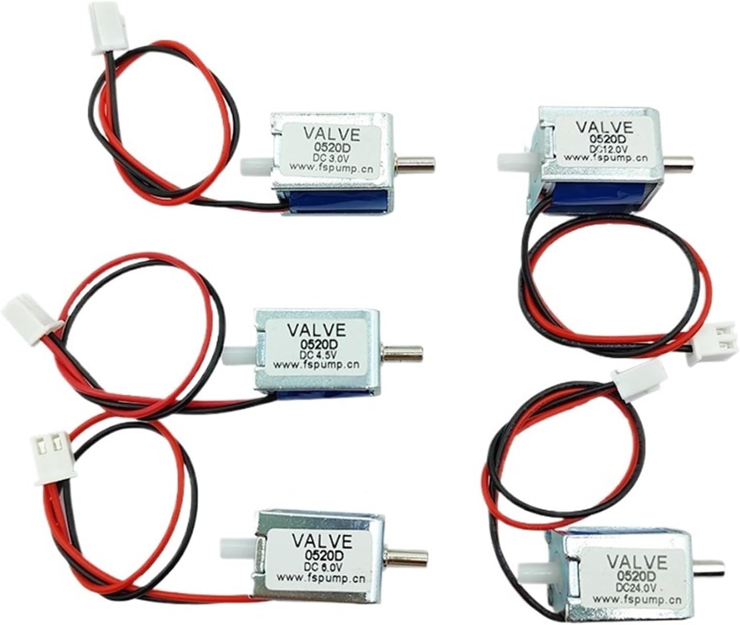 1PCS Electric Solenoid Valve 0520D 3V 4.5V 6V 12V 24V N/C Normally Closed Micro Air Gas Venting Valve Flow Control Pump(DC 12V)