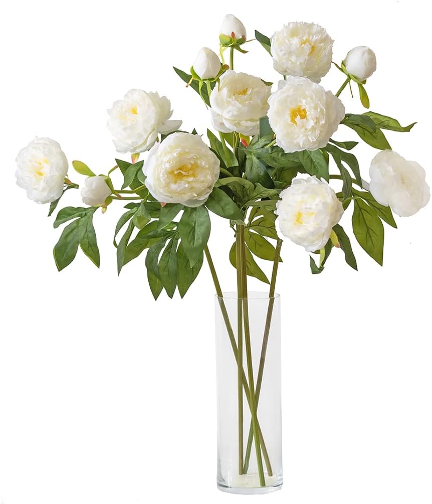 DUYONE Artificial Paeonia Flowers for vase Arrangements