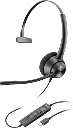Casque HP Poly EncorePro 310 USB-C Monoaural TAA pour PC