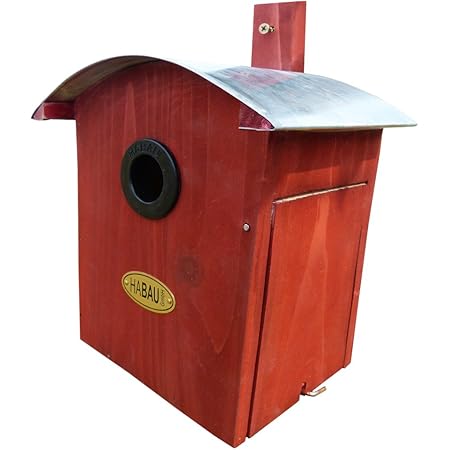Habau 2964 Nistkasten Runddach, rot