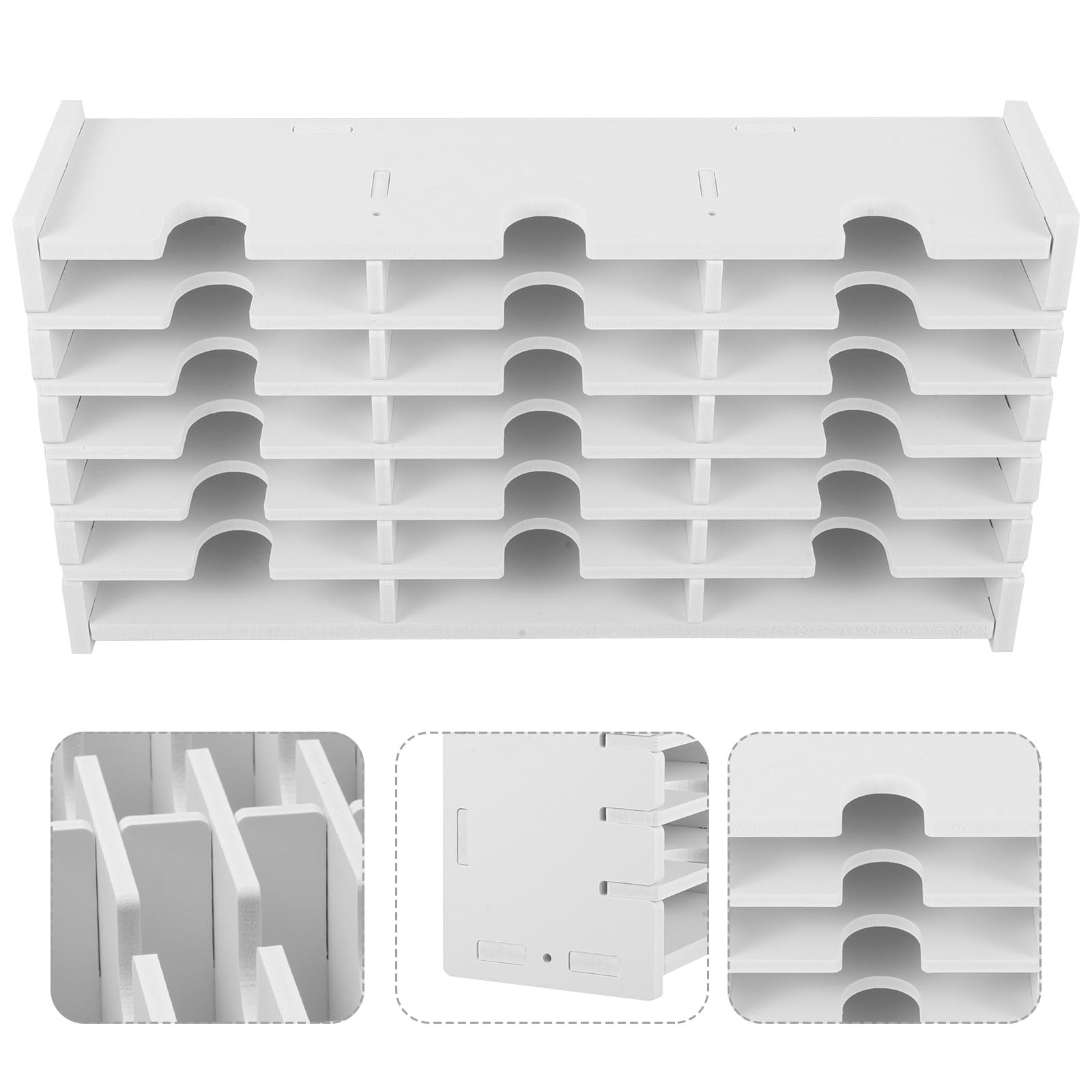 SHINEOFI Scatola Porta CD 18 Scomparti Contenitore per Tampone D’Inchiostro Organizzatore Custodia Protettiva Rigida per CD Dvd Antigraffio per Casa e Ufficio