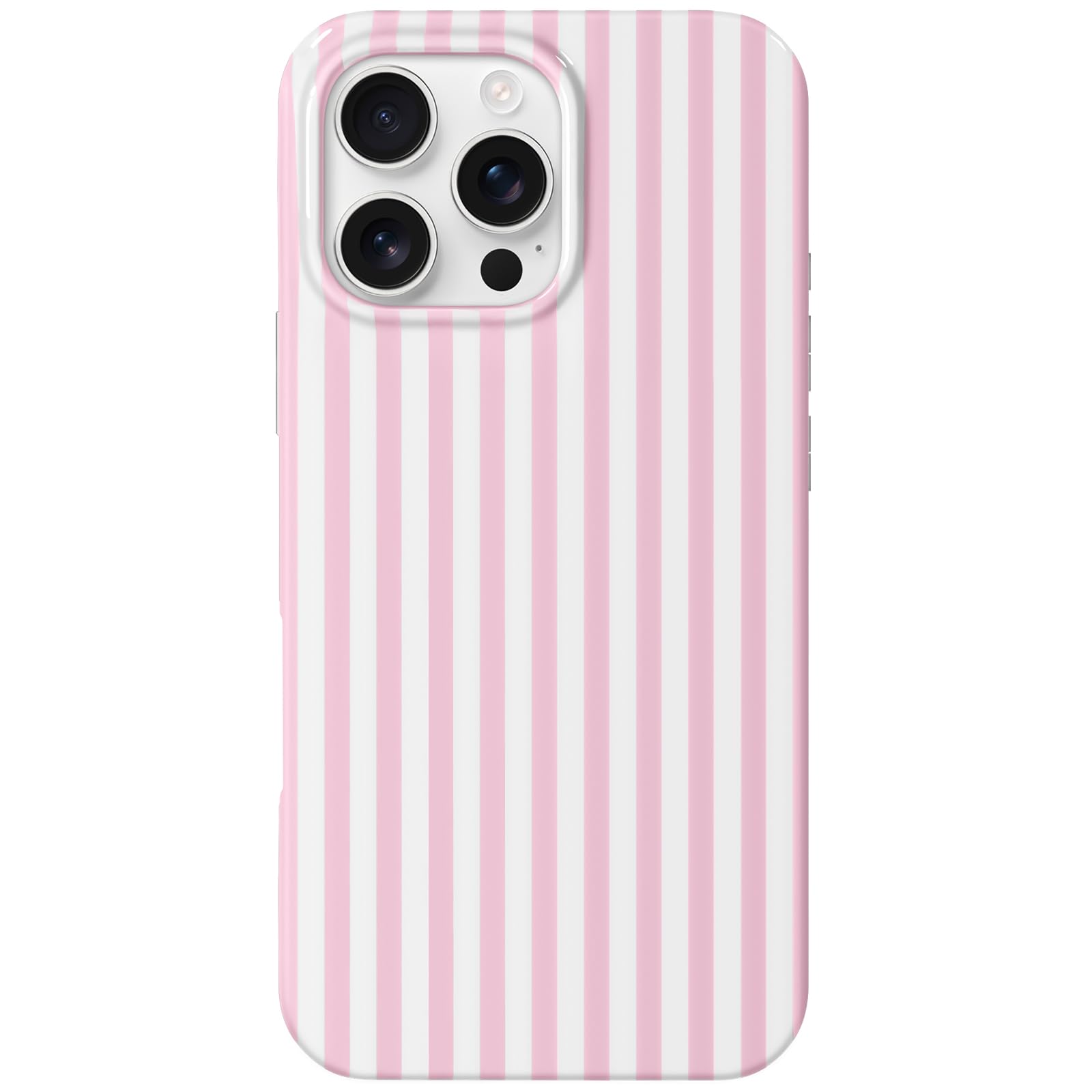 Coque iPhone 16 Pro Hython en TPU souple à rayures - Protection fine contre les chocs - 7