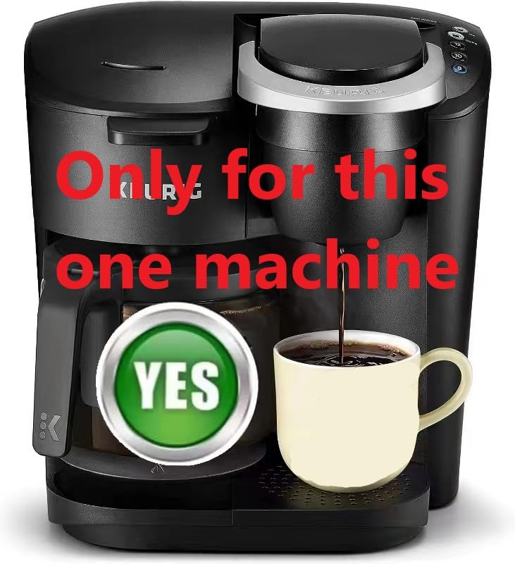 AQKK 12 Cup Glass Carafe Compatible for Keurig K-Duo Essentials 5000 Coffee Maker Replacement Pot (NOT Fits the K-Duo 5100)