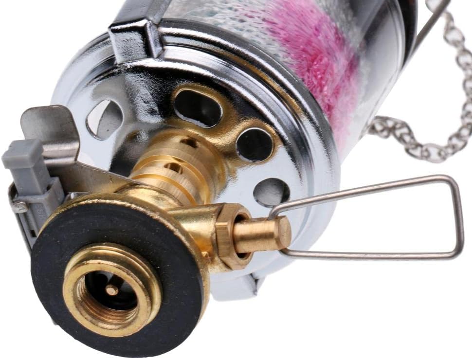 10 Pcs Outdoor Camping Lantern Mantles Cover, High-Temperature and Corrosion- Gas Lantern for Hiking, Stainless Steel Material with Piezoelectric Ignition System, Weight Portable