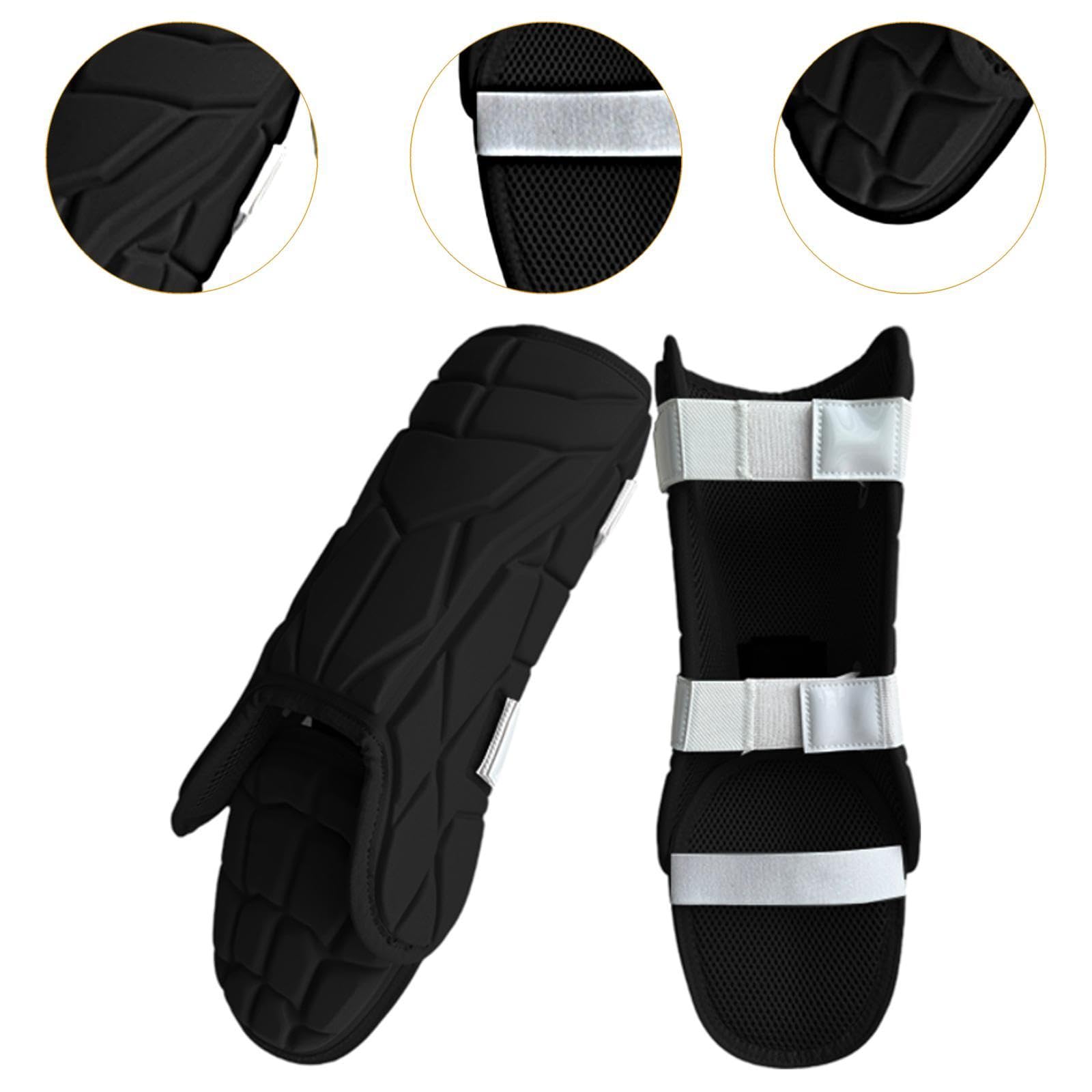 perfk Protectores de piernas de béisbol y Softball, espinilleras, protección para Adolescentes, Entrenamiento ergonómico multifunción, cómodo Protector de