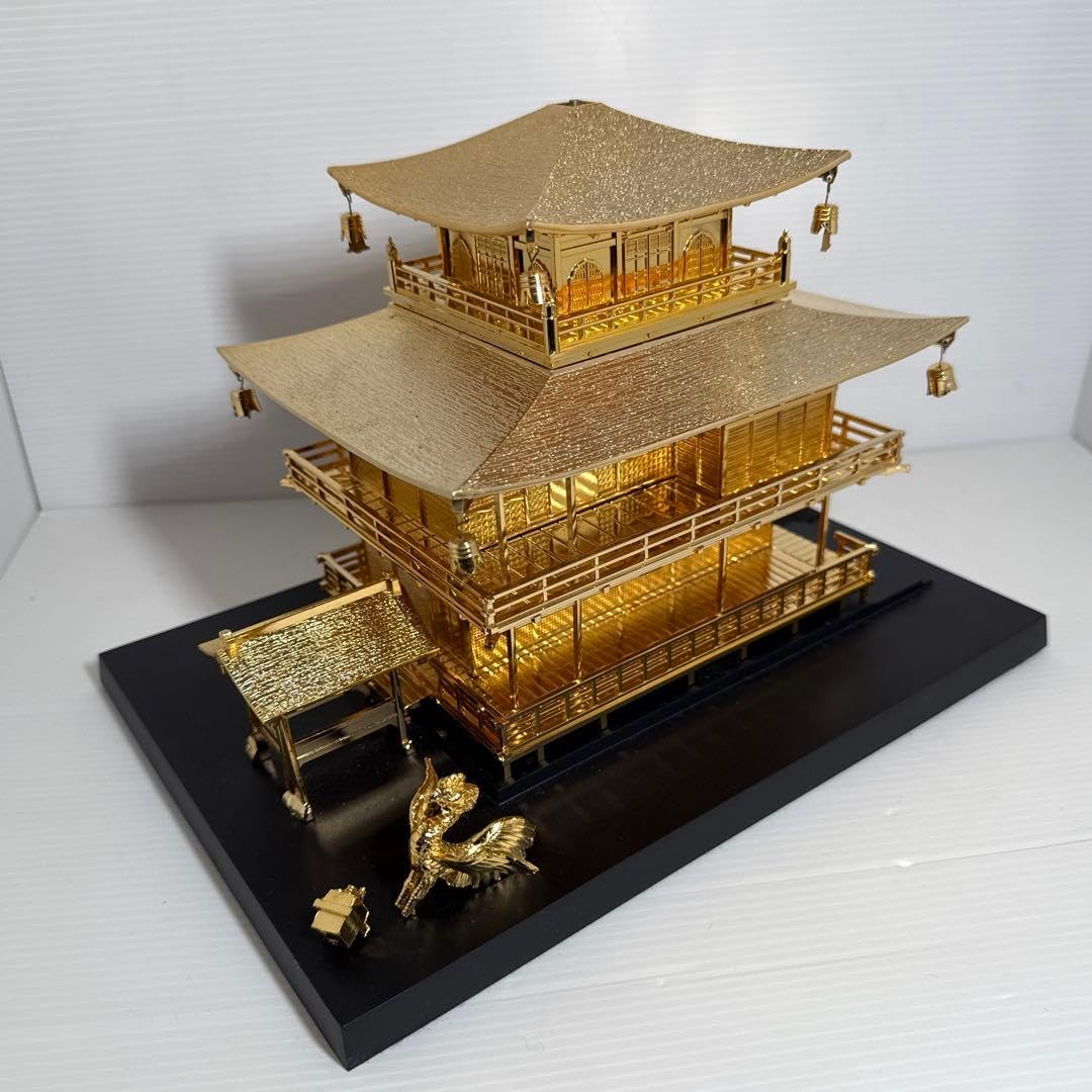 金メッキ　金閣寺　金箔　縁起物　美術置物　飾り物 金メッキ 金閣寺 金箔 縁起物 美術置物 飾り物 【公式通販】