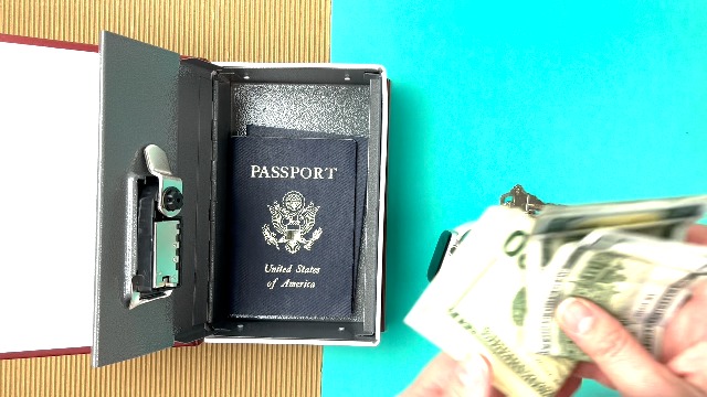 Lucky Line Locking Diversion Book, Cash Hider, Combination Lock