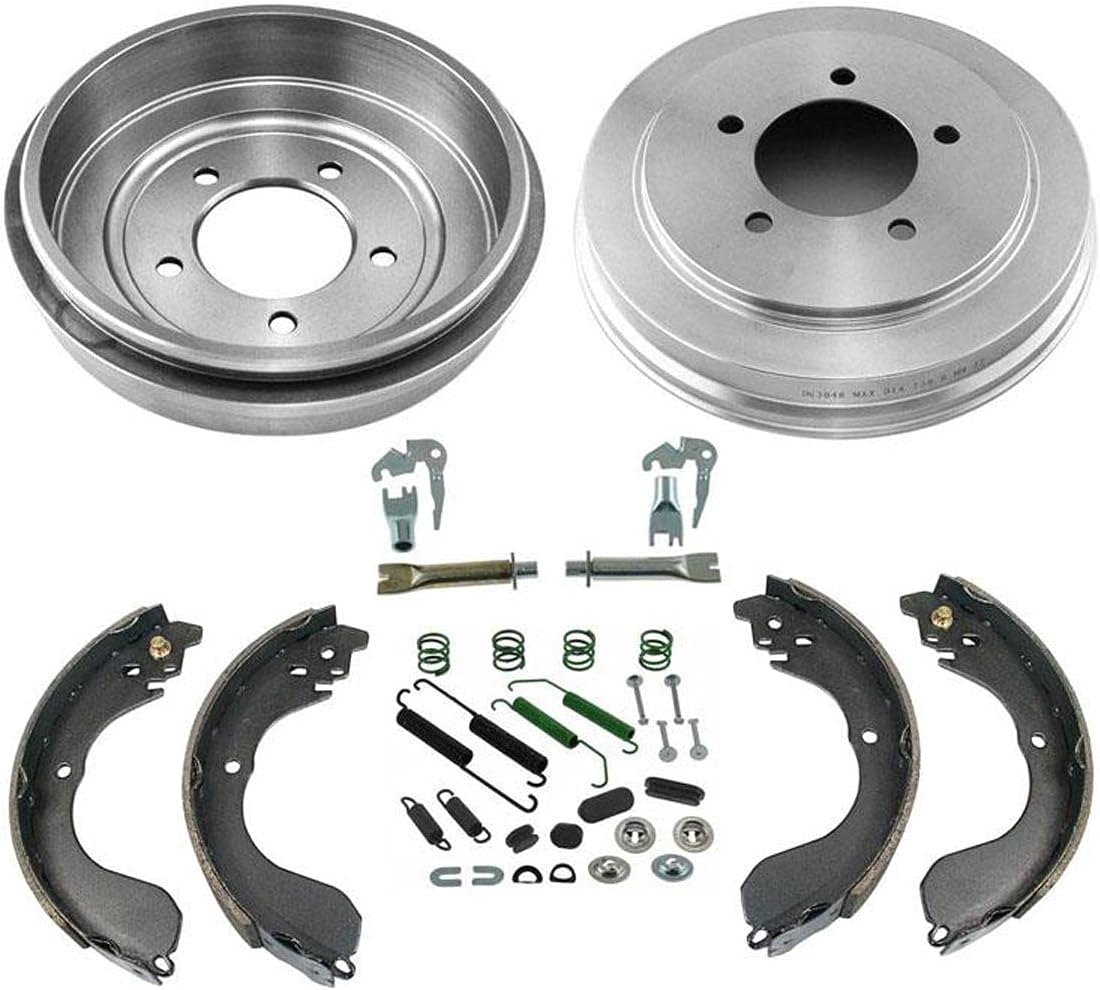 Rear Drums Brake Shoes Spring Hardware Kit 6pc Replacement Part for Jeep Compass 2008-2016