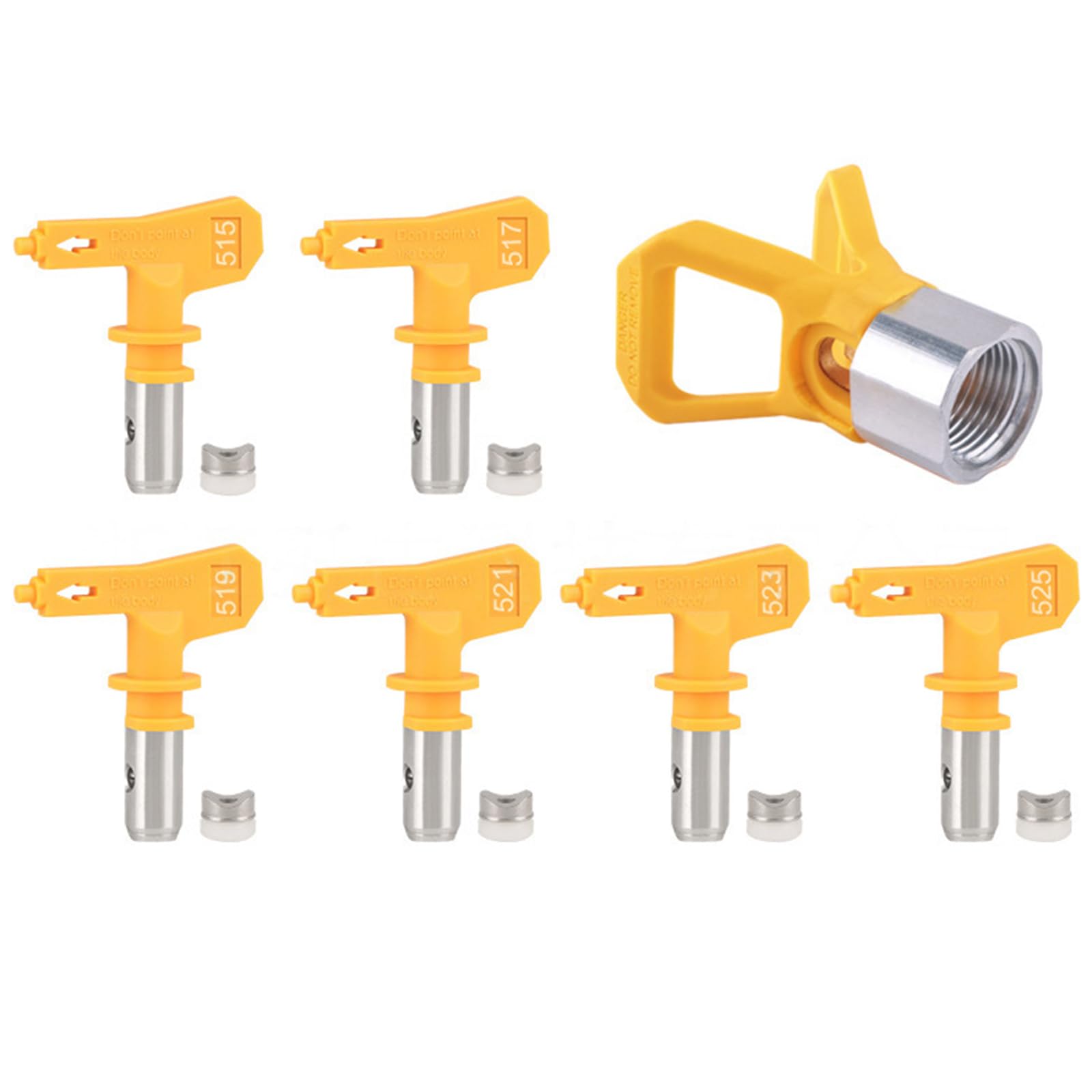 Msioytog Set B Premium Airless Sprayer Components Set With Nozzles Seat Filter Metal Painting Tool Part High Efficiency Sprayer Filter
