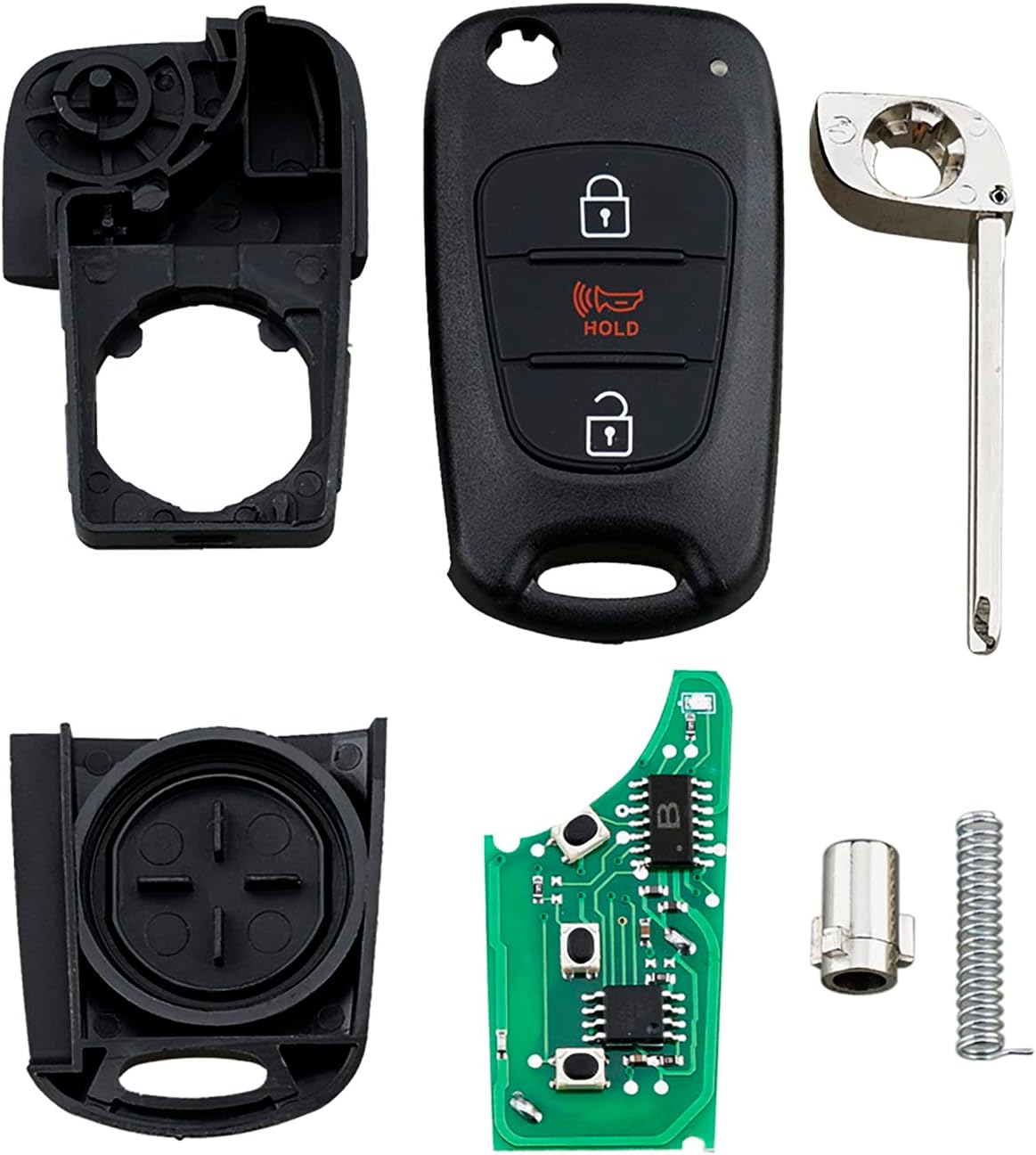 Replacement for 2012 2013 Kia Rio Key Fob Remote Control TQ8-RKE-3F02 3 Buttons 315MHz