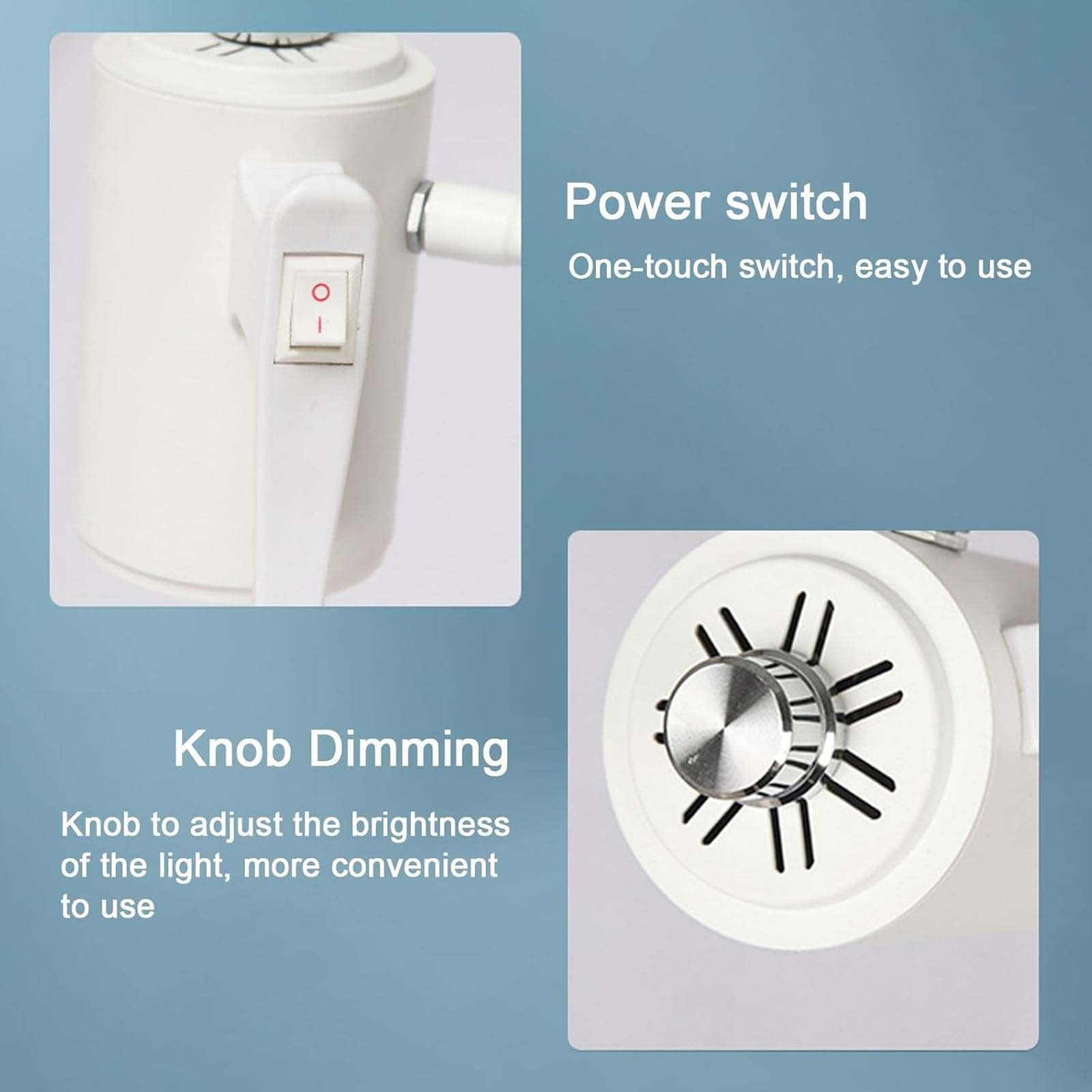 12W Lampa do Badań Lekarskich LED, Lampa Chirurgiczna, Mobilna Lampa do Badań z Elastyczną Lampą Typu gęsia Szyja, do Ginekologii, Ambulatoryjnej, Stomatologicznej, Laryngologii