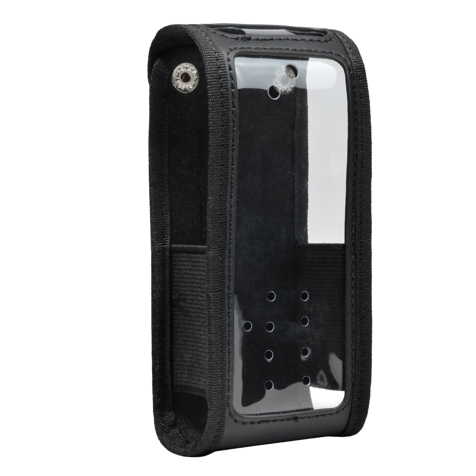 UAYESOK Custodia per dispositivi radio walkie talkie supporto per cintura in pelle per Sepura STP8000 STP9000 STP9100 STP9200 (Tetra) radio portatile