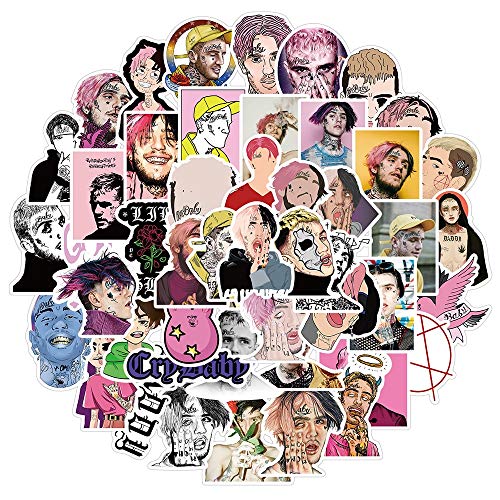 JIAPAI Rapper Lil Peep Adesivi per Fai da Te del