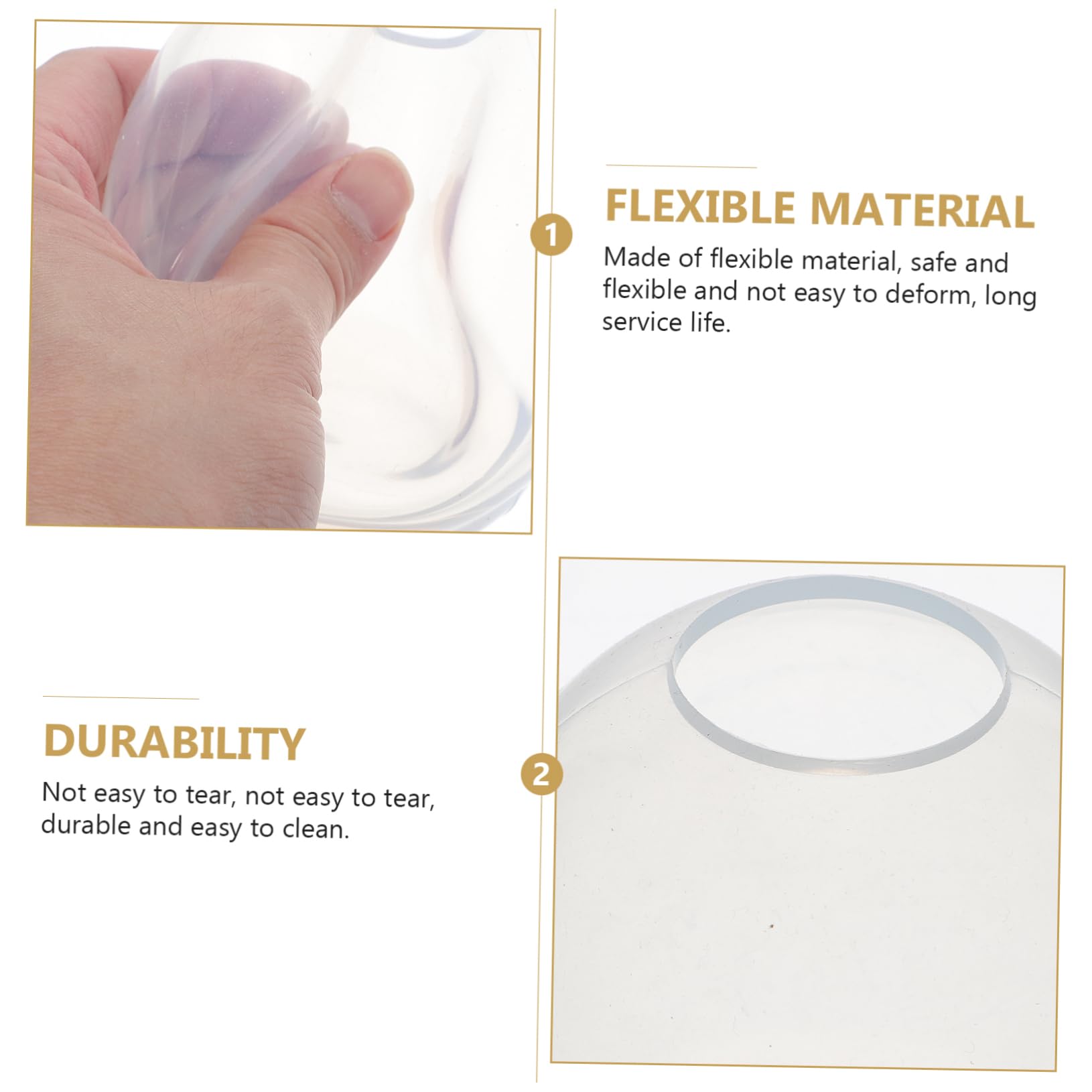 HOMSFOU 2 Ensembles Moule Silicone pour Boules Décoratives Moule À Cristal DIY Parfait pour Fabrication De Boules Artisanales Et Décorations Personnalisées 6 Pièces * 2