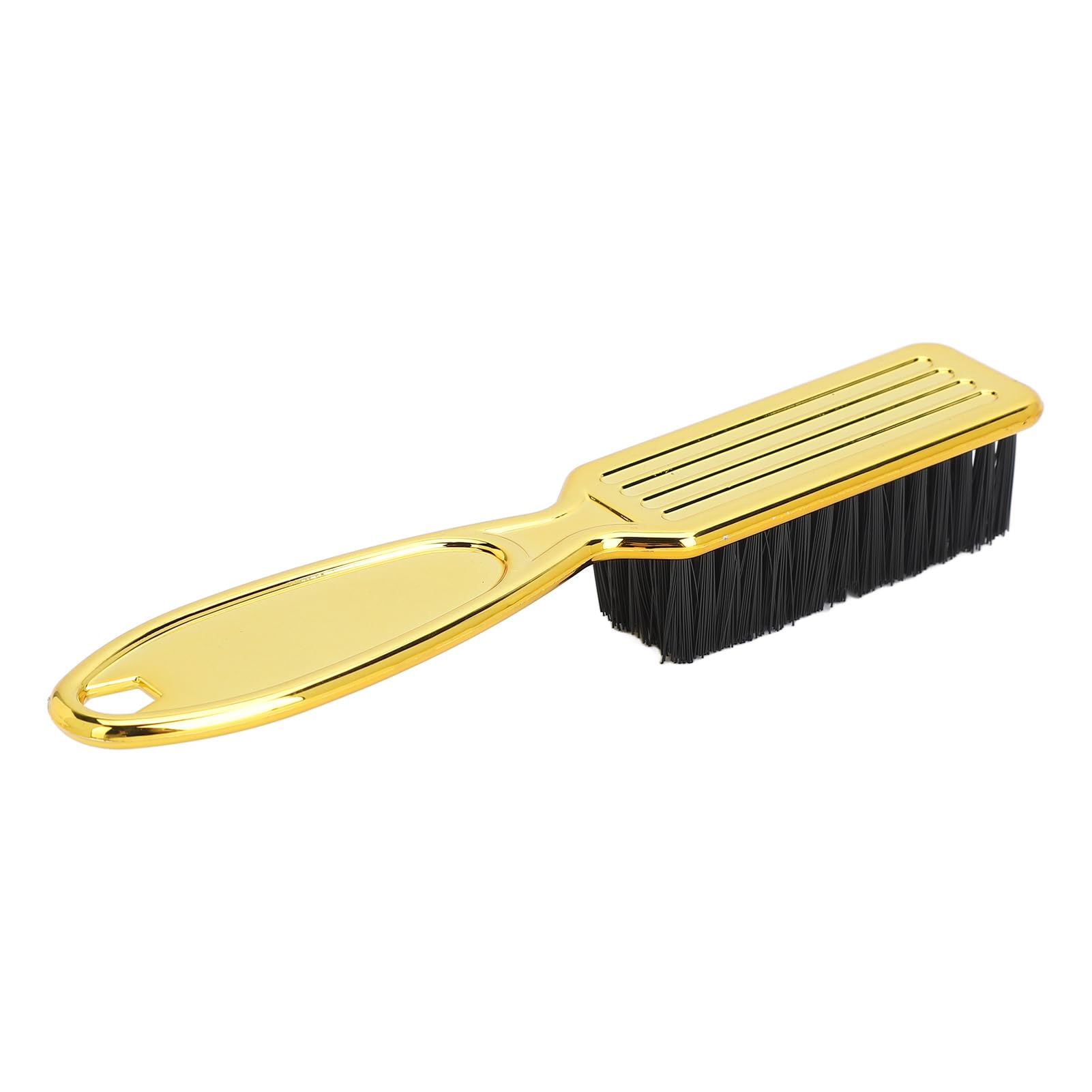 Cepillo de Peluquero para Hombres, Cepillo de Limpieza con Cerdas Reforzadas para una Depilación Eficaz para Herramientas Profesionales de Peinado, Chapado en Oro