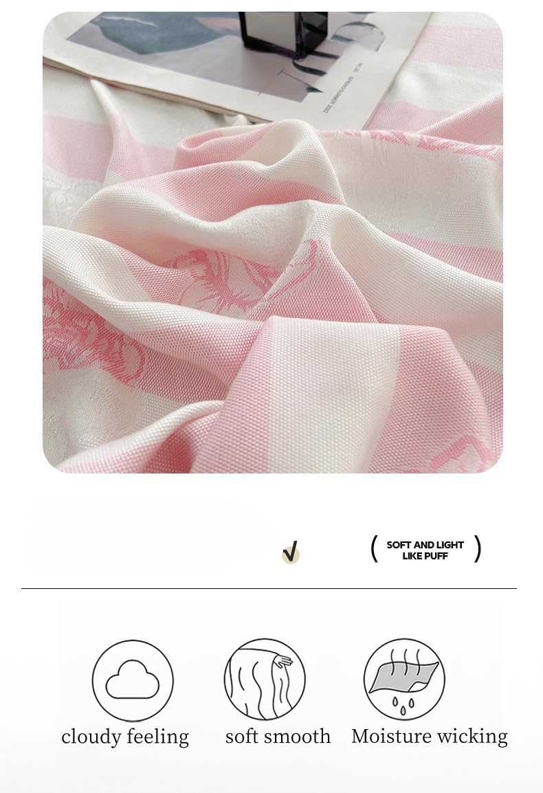 Generico Coperta rinfrescante per Chi soffre Il Caldo Durante Il Sonno, Coperta Estiva Sottile con Fibra di bambù rinfrescante, Coperta per Tutte Le Stagioni Traspirante e Leggera, Fresca per l'estat