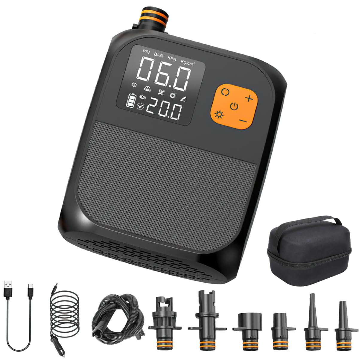 Amazon.co.jp: OBEST SUP エアーポンプ 電動 空気入れ 25PSI