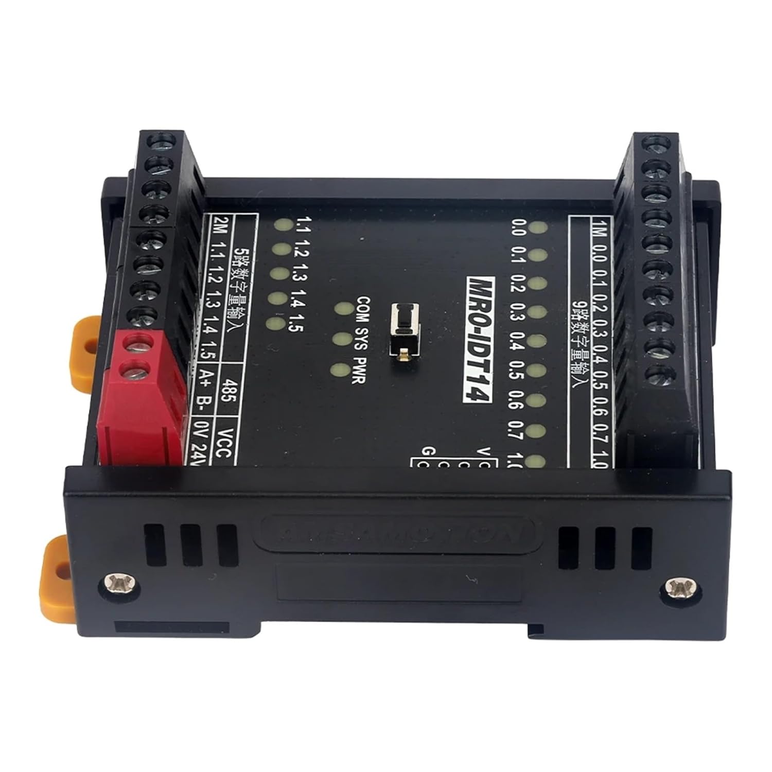 1pcs Modbus RTU Remote IO Acquisition Module Relay 5A 10A 30 Output PT00 Temperature Module(MR0-QDT0801)