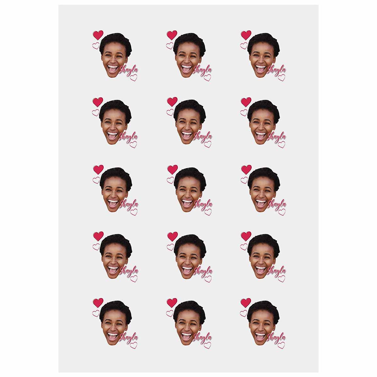 Personalized Temporary Tattoo Fake Tattoos - Custom Funny Face Tattoos Adult- Wedding Brithday Party Supplies Decorations Gifts - Upload Your Face