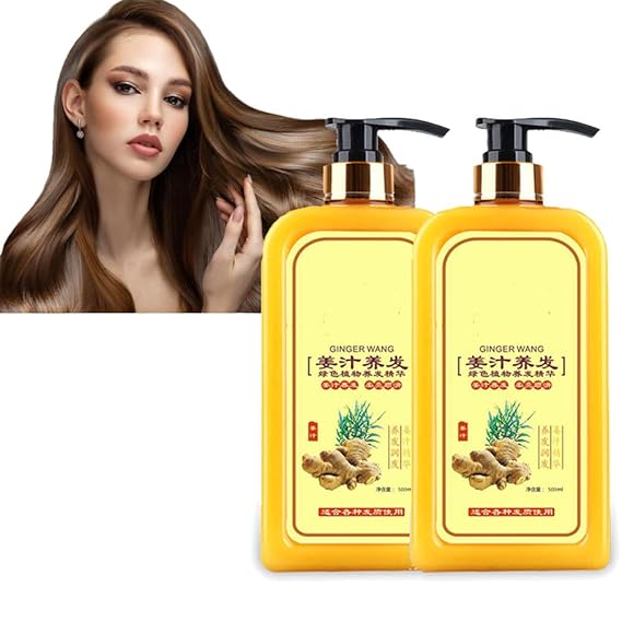 Instant Ginger Hair Regrowth Shampoo, 17OZ PuraGinger PRO