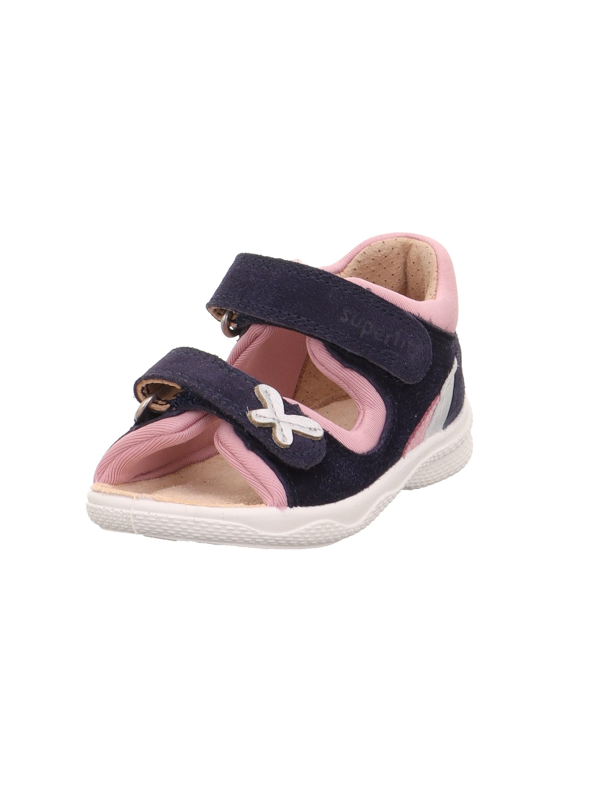 Superfit Girls' Polly Sandals, Blue 8000, 2.5 UK Child
