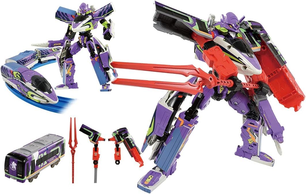 Plarail Shinkansen Transforming Robot 500 TYPE EVA Evangelion Japan