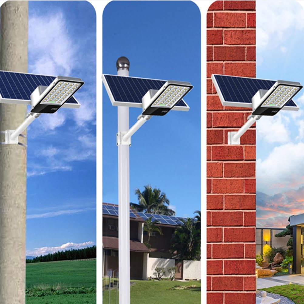 200W, Super Bright LED Beads Solar Lights IP65 Waterproof Solar Power Security Light Auto On/of, for Parking Lot Stadium(50W-200W)