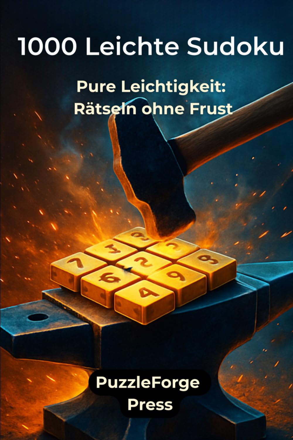 1000 Leichte Sudoku: Pure Leichtigkeit: Rätseln ohne Frust (PuzzleForge™ Sudoku Leicht Schmiede-Reihe – Entspanntes Gehirntraining mit klaren Rätseln)
