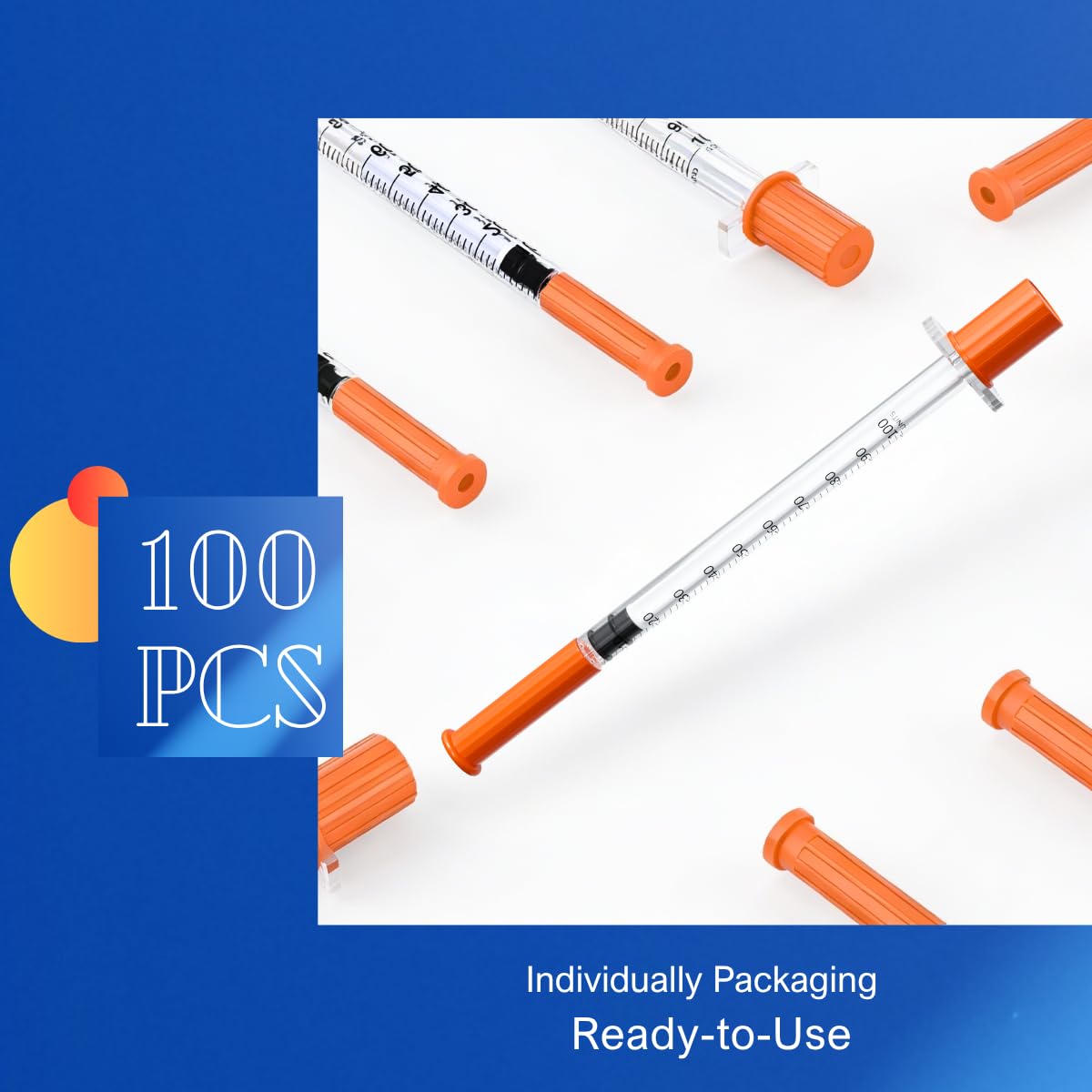 1mL/cc Syringe with 31G 5/16" (8mm) Needle | 100 Individually Wrapped Units | Lab Tools — Amazon image 7