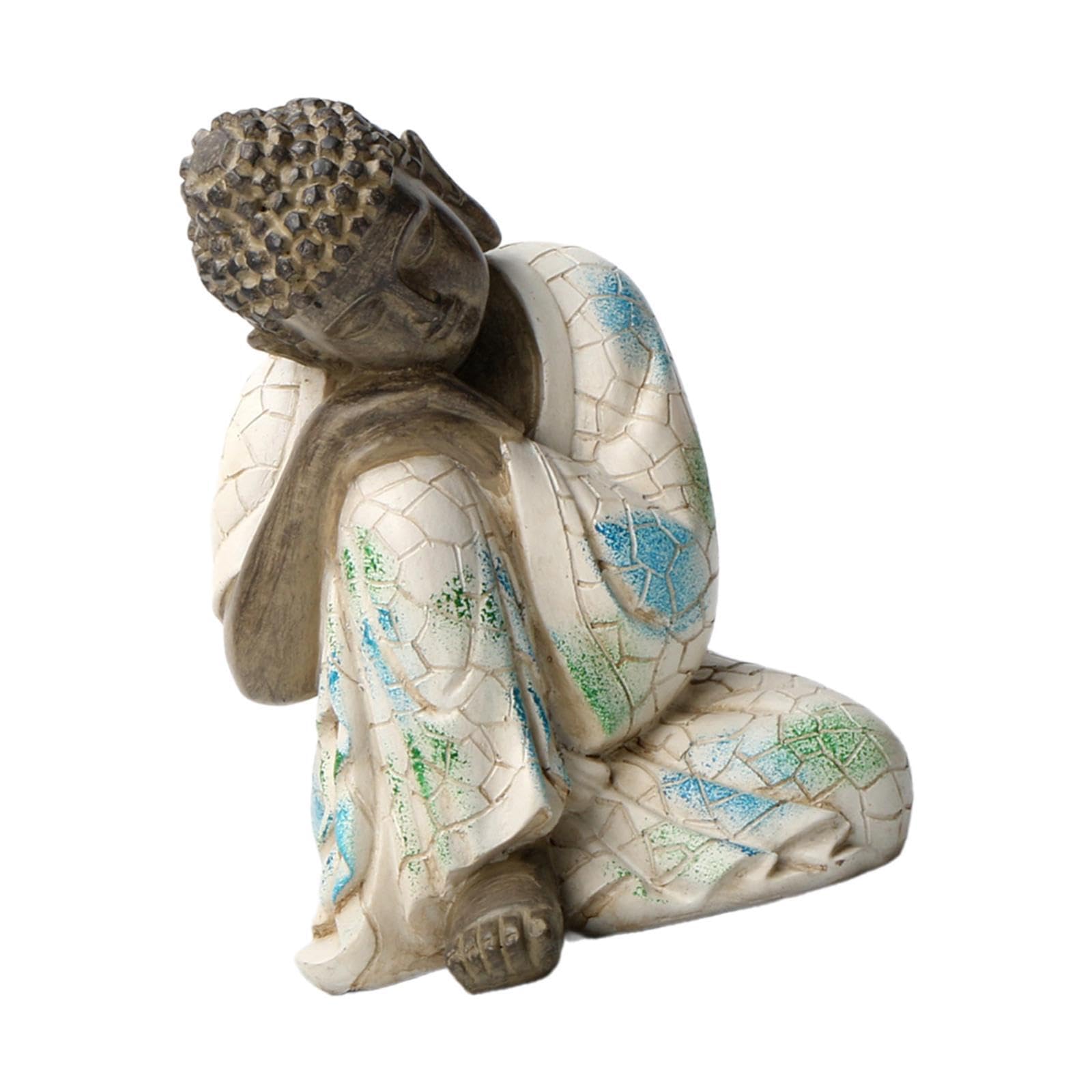 AMSLSIU Buddha Statue Small Figurine Arts Craft Office Decorative Sculpture