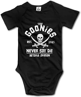 Baby Onesie Goonies Never Say Die Newborn Jumpsuit Short Sleeve Unisex Bodysuit