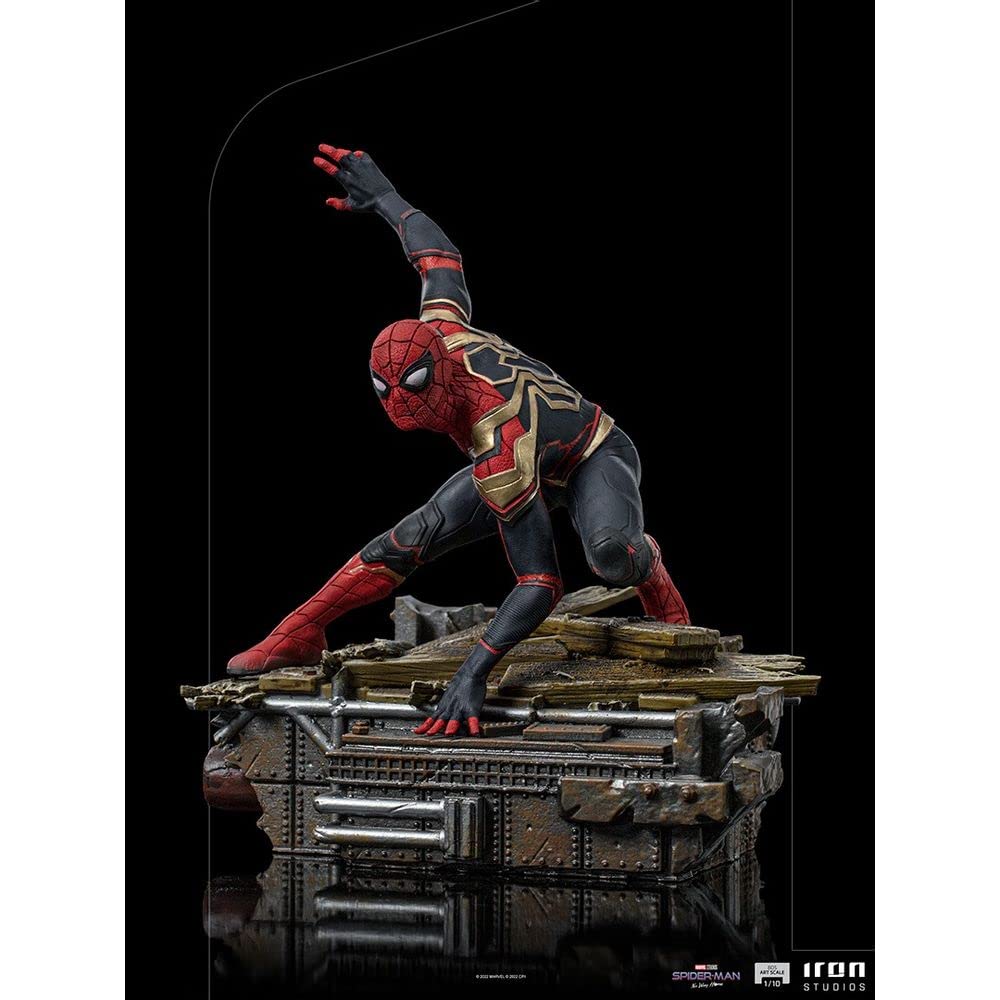 Iron Studios- Spider-Man No Way Home-Figura in Scala 1/10 Peter #1, MARCAS66422-10