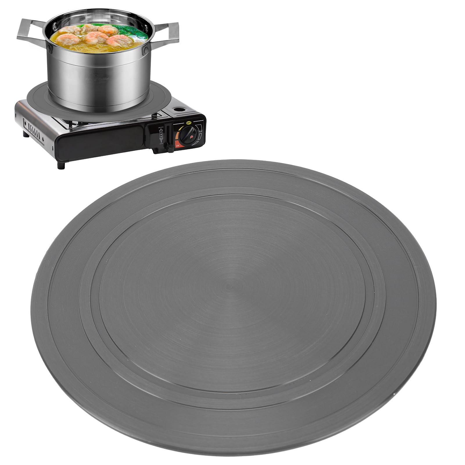 Difusor De Calor Para Estufa De Gas, Placa Difusora De Calor Para Estufa De Gas, Difusor Redondo Para Estufa, Placa De Descongelación, Placa Difusora De Inducción De Aluminio, Protector De Llama, Plac