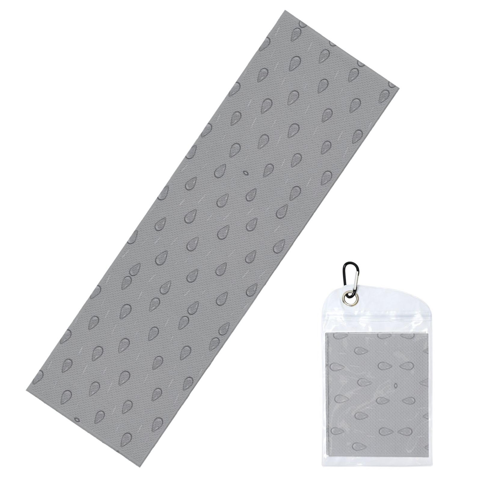 DUYIOKH Rain Print Cooling Towel, Portable Towel for Gym Workout Golf Beach World Cup Sports Hot Weather