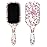 Denman Ultimate Detangling Hair Brush - Wet & Dry Detangler Brush for Long Hair, Wigs & Extensions - Ideal Hair Brushes for Women and Men, D90L Cherry Blossom