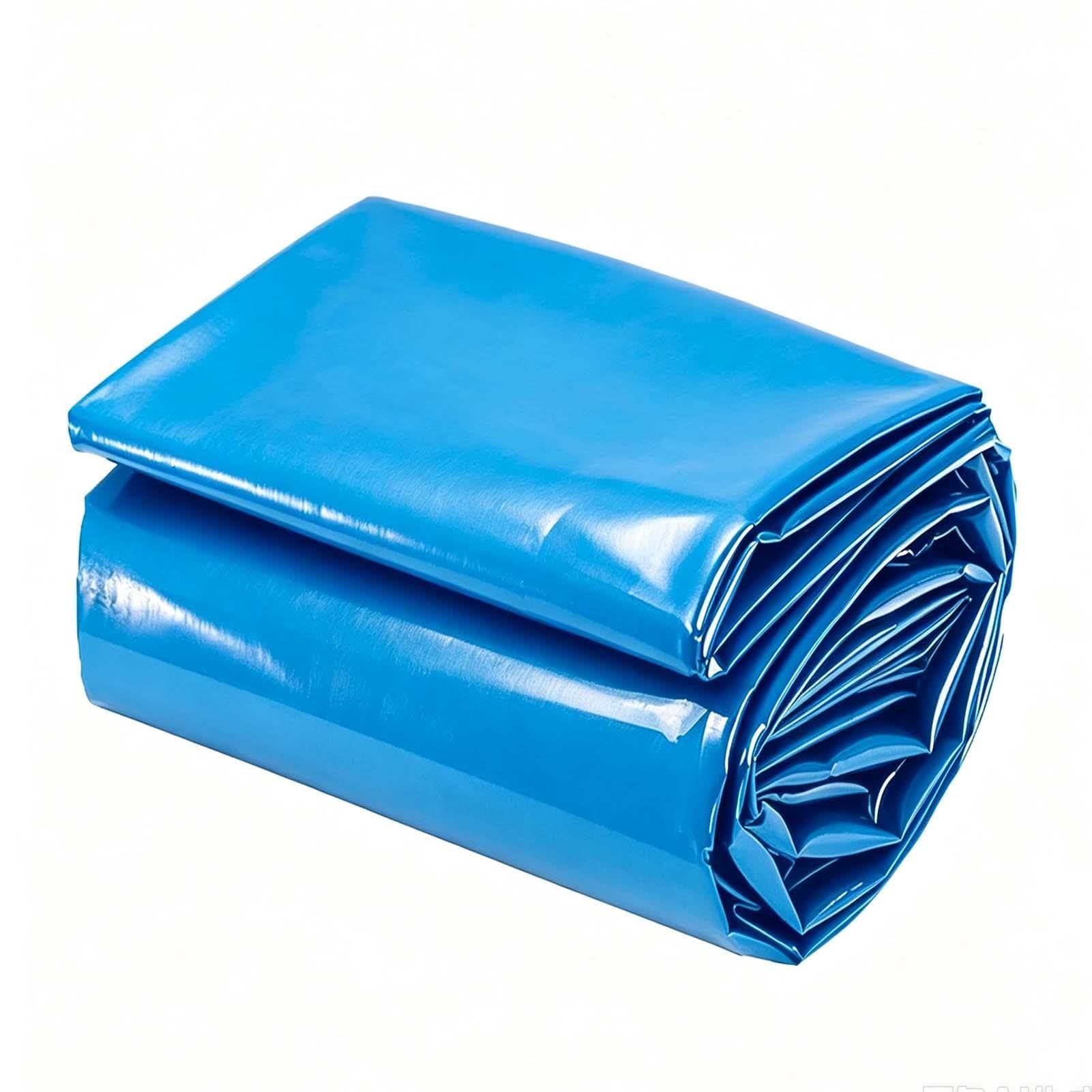 Fodere per laghetto Blu Koi Geomembrana Flessibile Resistente ai Raggi UV in HDPE 4x4m 4x5m 5x6m Fodera per laghetto Preformata per fontane Cascata da Giardino(4x10m)