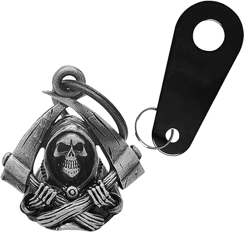 Miniatura 8 de Dream Apparel Campana de motocicleta para ciclistas, mujeres y hombres, con colgador, campana de motociclista para ciclistas, campana de equitación