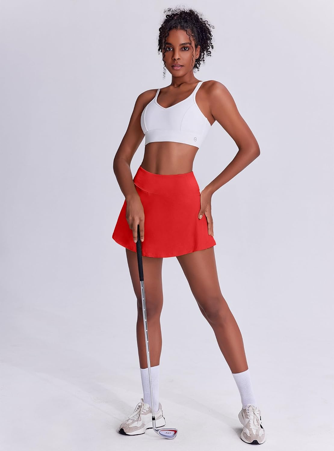 PINSPARK Tennis Skirts for Women Pleated Athletic Skort Lightweight Golf Skirts with Shorts Pocket Workout Pickleball - Image 3