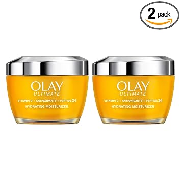 Olay Ultimate Vitamin C + Antioxidants + Peptide 24 Moisturizer, 1.7 Oz 2 Pack