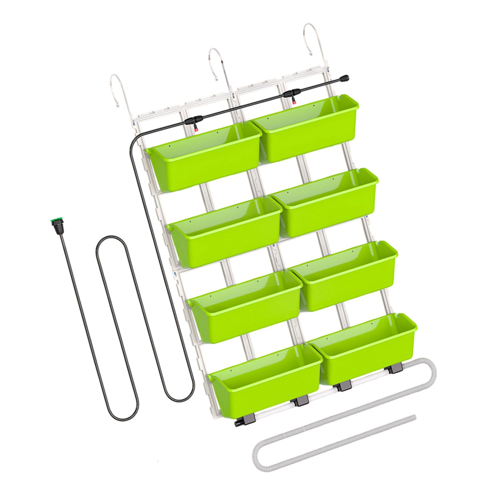 HZGFNBZ Practical Vertical Garden Planter with Drip Irrigation Systems for Flowers Vegetables Balcony and Small Spaces Drops Irrigation Farmer