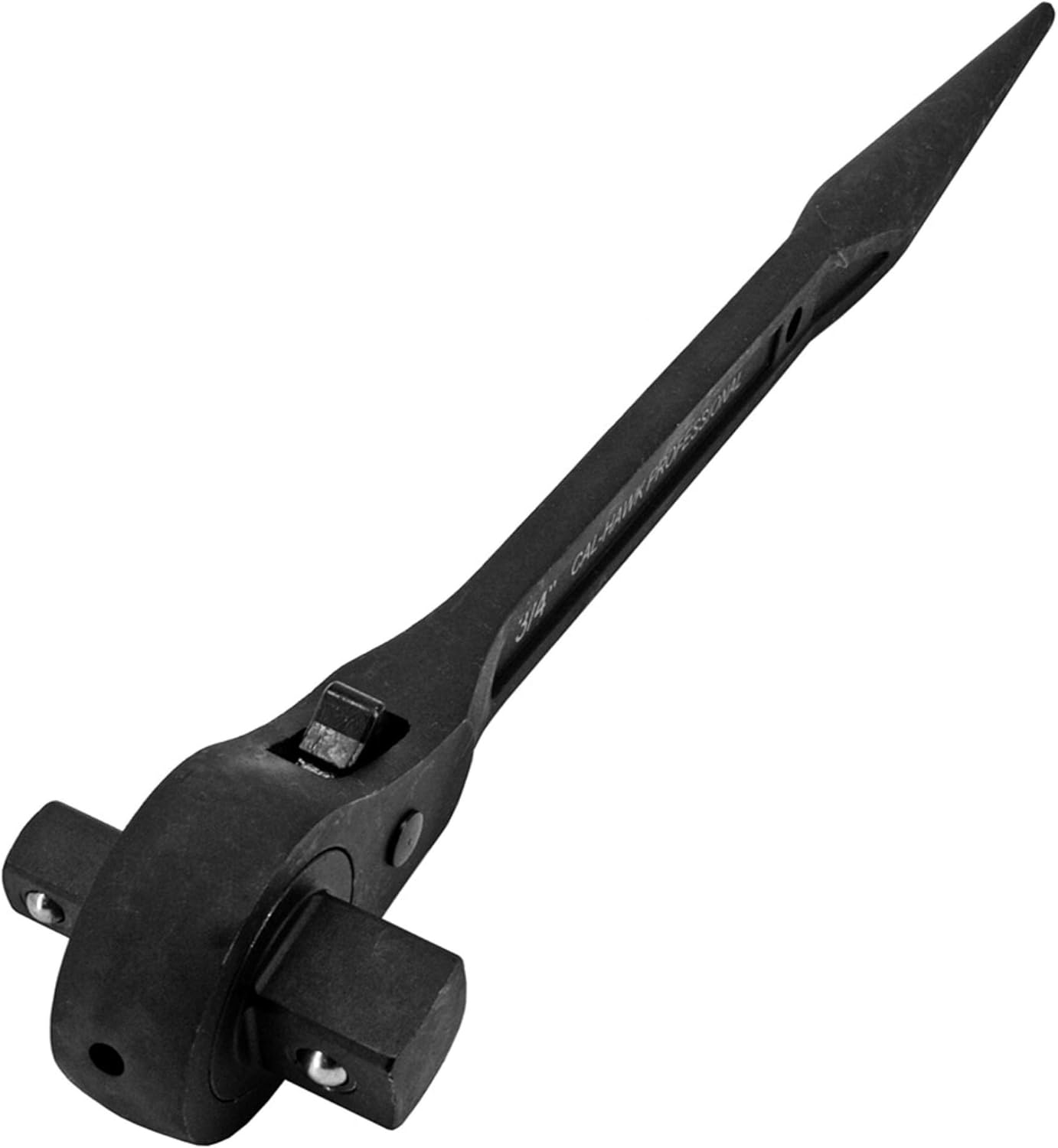 Cal Hawk Tools BSPRH46C 1/2 & 3/4 Drive Dual Head Spud Ratchet Wrench