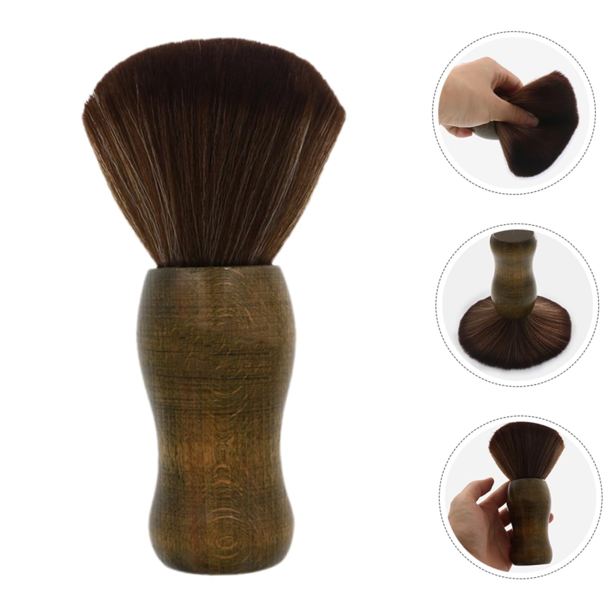 Spazzola Pulizia Giradischi Vinile Manico in Legno 2 Pezzi
