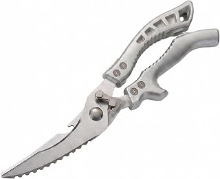 Kitchen Scissors, Heavy Duty Poultry Shears 5mm Thick Stainless Steel Food Scissors Sharp Professional Bone Cutter for Meat Cutting Bone In Chicken Breast Split Chicken Breast and Poultry